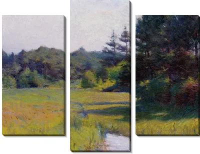 Пейзаж с рекой №17