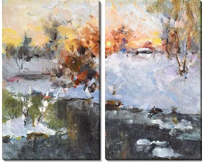 Зимний пейзаж №28