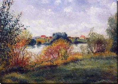 Осенний пейзаж во Франции