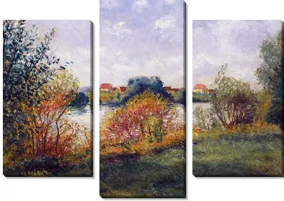 Осенний пейзаж во Франции