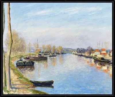 Речной пейзаж №23