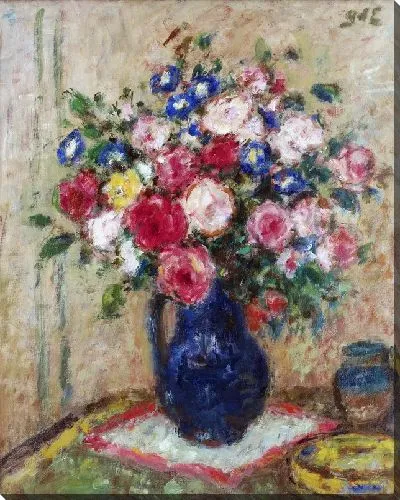 Картина Розы в вазе