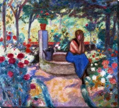 Девушка в саду