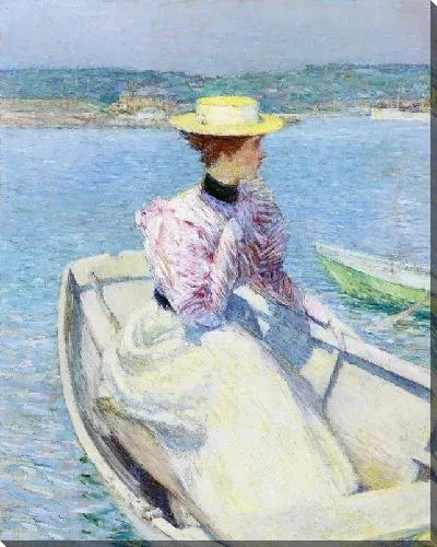 Картина Дама в лодочке