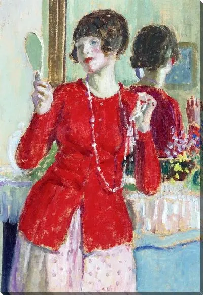 Картина Женщина с зеркальцем