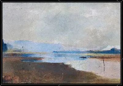 Речной пейзаж №24