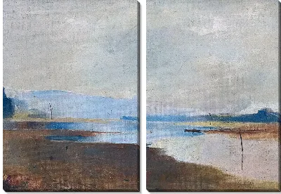 Речной пейзаж №24