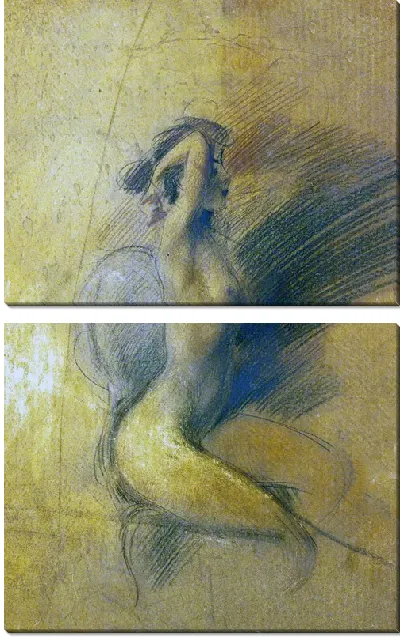 Модульная картина Обнаженная №27