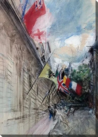 Картина маслом Париж №18