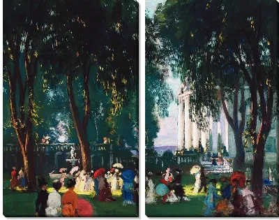 Картина В парке