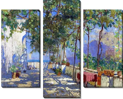 Картина Терраса залитая солнечным светом