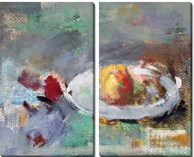 Картина Яблоки на тарелки