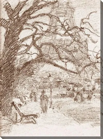 Картина Париж, Марсово поле