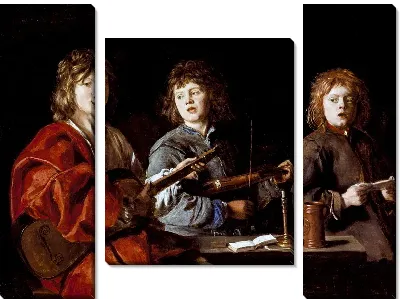 Картина Три музыканта