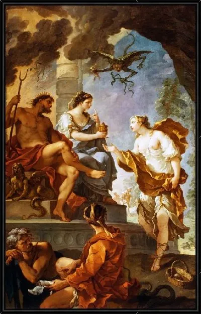 Картина Психея и эликсир красоты