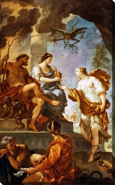 Картина Психея и эликсир красоты