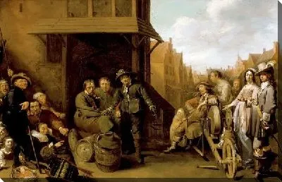 Картина Улочка в Голландии