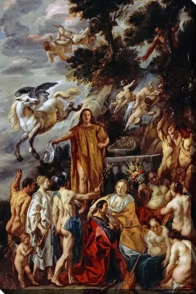 Картина маслом Аллегория Весны