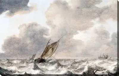 Картина Корабли в море