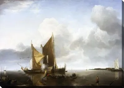 Картина Корабли в море