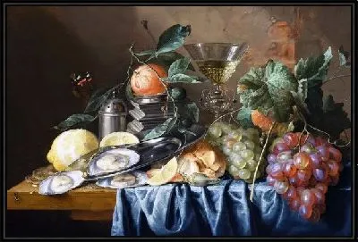 Натюрморт с виноградом