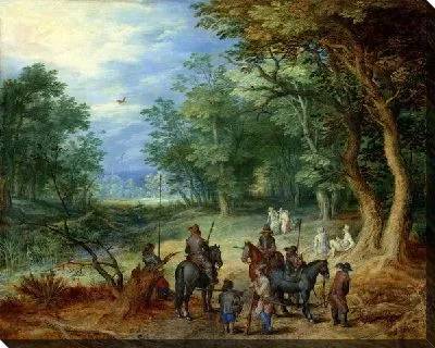 Картина Стража в лесу