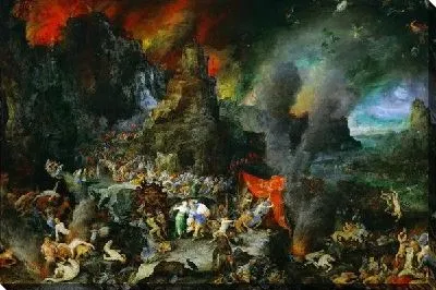 Картина Эней и Сивилла в аду