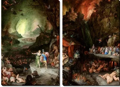 Эней и Сивилла в преисподней