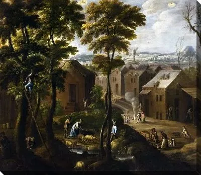 Деревенский пейзаж №15