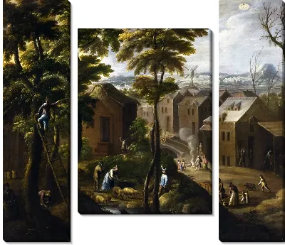 Деревенский пейзаж №15