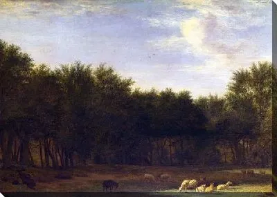 Картина Опушка леса