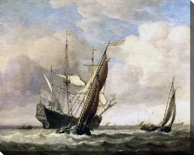 Два судна и голландский корабль