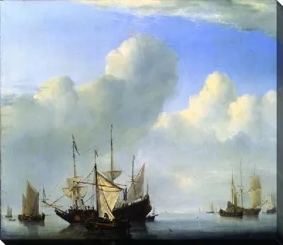 Картина Голландские корабли