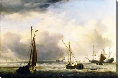 Картина Голландские корабли