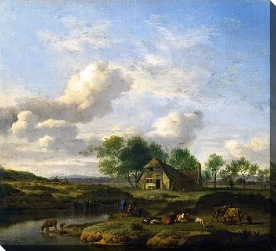 Пейзаж с фермой