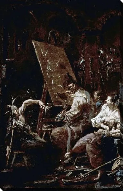 Картина Художник в студии