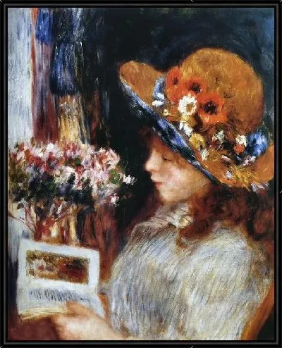 Картина Читающая девушка