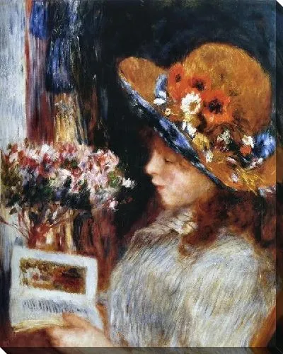 Картина маслом Читающая девушка