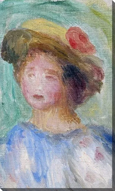 Картина маслом Дама в шляпке