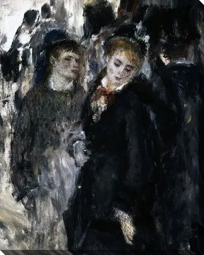 Картина маслом На улице