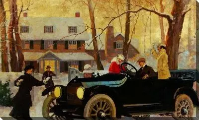 Картина маслом Осенний сюжет