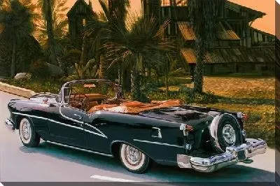 Картина маслом Ретро автомобиль №30