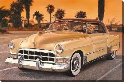 Картина маслом Ретро автомобиль №31