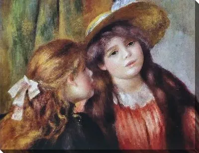 Картина маслом Две девочки