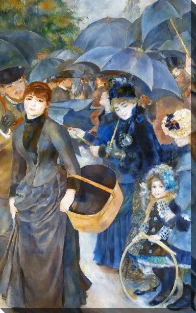 Картина маслом Зонтики