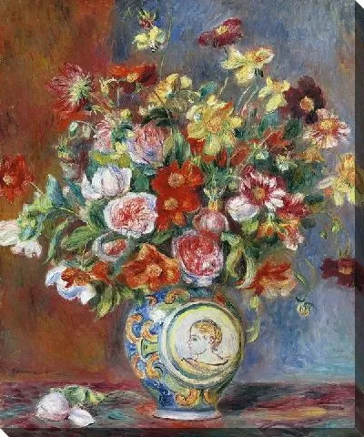 Картина маслом Ваза с цветами №17