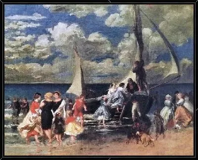 Картина Праздник на лодке