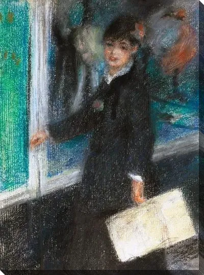 Картина маслом Дама в черном