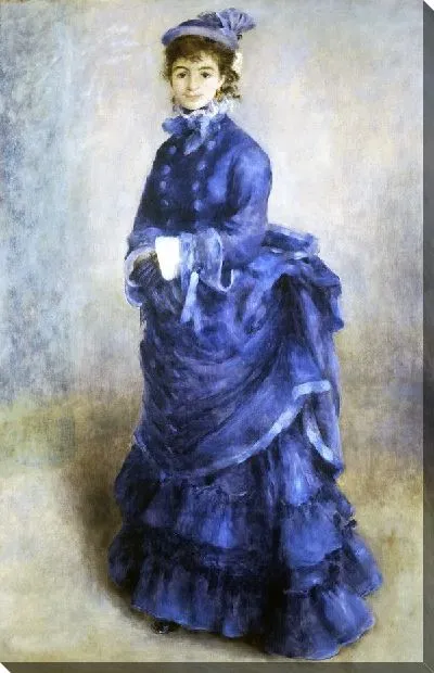 Картина маслом Парижанка