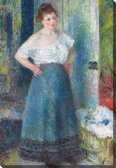 Картина маслом Прачка